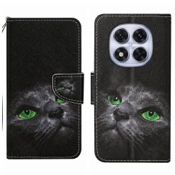Lacné Kryty | Knižkové puzdro Trendy Cross case Zelenooká mačka – Xiaomi Redmi Note 14 Pro 5G | Lacné Kryty