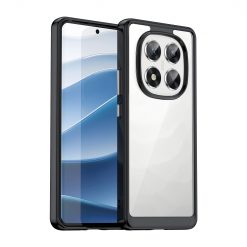 Lacné Kryty | Ochranný kryt Colorful Acrylic case čierny – Xiaomi Redmi Note 14 Pro 5G | Lacné Kryty