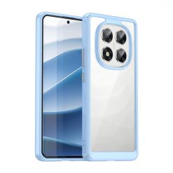 Lacné Kryty | Ochranný kryt Colorful Acrylic case modrý – Xiaomi Redmi Note 14 Pro 5G | Lacné Kryty