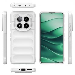 Lacné Kryty | Odolný kryt Magic Shield biely – Xiaomi Redmi Note 14 Pro 5G | Lacné Kryty