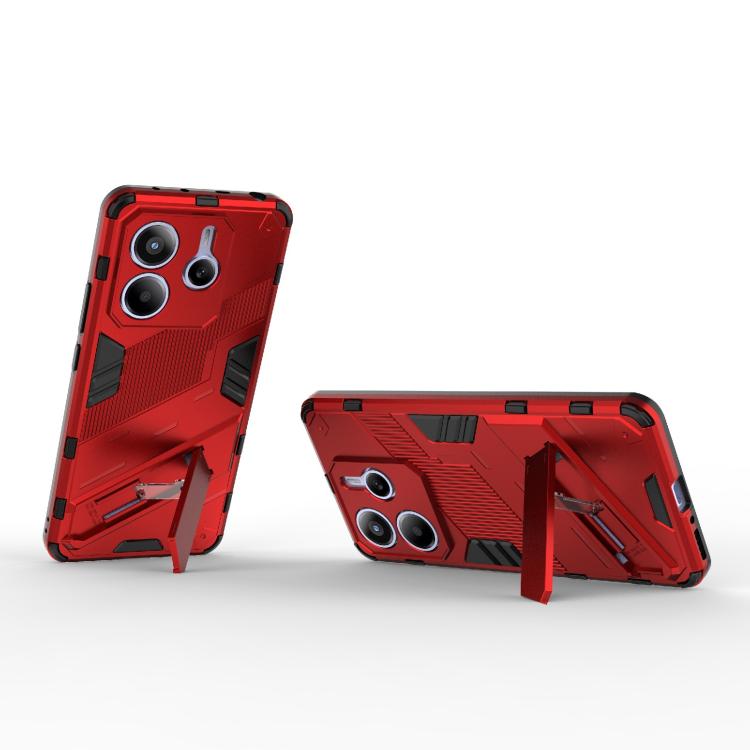 Odolný Kryt Punk armor case červený – Xiaomi Redmi Note 14 5G | Lacné Kryty Lacné Kryty | Odolný Kryt Punk armor case červený – Xiaomi Redmi Note 14 5G | Lacné Kryty