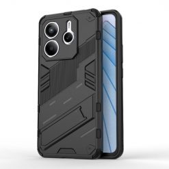 Lacné Kryty | Odolný Kryt Punk armor case čierny – Xiaomi Redmi Note 14 5G | Lacné Kryty