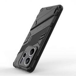 Lacné Kryty | Odolný Kryt Punk armor case čierny – Xiaomi Redmi Note 14 5G | Lacné Kryty