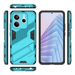 Lacné Kryty | Odolný Kryt Punk armor case modrý – Xiaomi Redmi Note 14 5G | Lacné Kryty