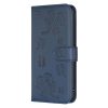 Lacné Kryty | Peňaženkové puzdro Embossing Pattern case Štvorlístky čierne – Xiaomi Redmi Note 14 (4G) | Lacné Kryty