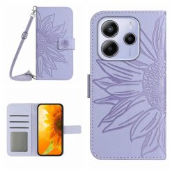 Peňaženkové puzdro Embossing Pattern Kvet case fialové – Xiaomi Redmi Note 14 (4G) | Lacné Kryty Lacné Kryty | Peňaženkové puzdro Embossing Pattern Kvet case fialové – Xiaomi Redmi Note 14 (4G) | Lacné Kryty