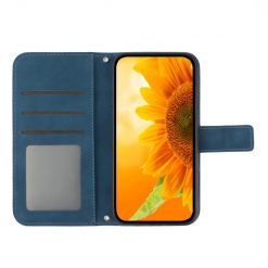 Peňaženkové puzdro Embossing Pattern Kvet case modré – Xiaomi Redmi Note 14 (4G) | Lacné Kryty Lacné Kryty | Peňaženkové puzdro Embossing Pattern Kvet case modré – Xiaomi Redmi Note 14 (4G) | Lacné Kryty