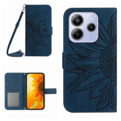 Peňaženkové puzdro Embossing Pattern Kvet case modré – Xiaomi Redmi Note 14 (4G) | Lacné Kryty Lacné Kryty | Peňaženkové puzdro Embossing Pattern Kvet case modré – Xiaomi Redmi Note 14 (4G) | Lacné Kryty