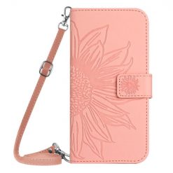Lacné Kryty | Peňaženkové puzdro Embossing Pattern Kvet case ružové – Xiaomi Redmi Note 14 (4G) | Lacné Kryty