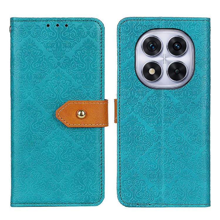 Peňaženkové puzdro Embossing Pattern Kvety modré – Xiaomi Redmi Note 14 Pro (4G) | Lacné Kryty Lacné Kryty | Peňaženkové puzdro Embossing Pattern Kvety modré – Xiaomi Redmi Note 14 Pro (4G) | Lacné Kryty