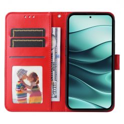 Peňaženkové puzdro Embossing Pattern Slnečnica červené – Xiaomi Redmi Note 14 5G | Lacné Kryty Lacné Kryty | Peňaženkové puzdro Embossing Pattern Slnečnica červené – Xiaomi Redmi Note 14 5G | Lacné Kryty