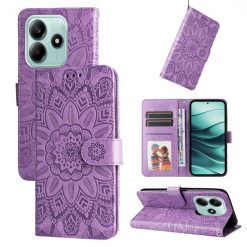 Peňaženkové puzdro Embossing Pattern Slnečnica fialové – Xiaomi Redmi Note 14 5G | Lacné Kryty Lacné Kryty | Peňaženkové puzdro Embossing Pattern Slnečnica fialové – Xiaomi Redmi Note 14 5G | Lacné Kryty
