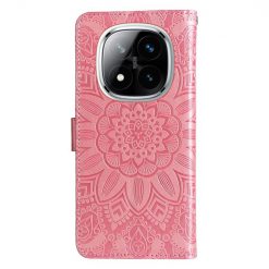 Peňaženkové puzdro Embossing Pattern Slnečnica ružové – Xiaomi Redmi Note 14 Pro 5G | Lacné Kryty Lacné Kryty | Peňaženkové puzdro Embossing Pattern Slnečnica ružové – Xiaomi Redmi Note 14 Pro 5G | Lacné Kryty