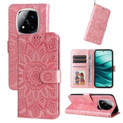 Peňaženkové puzdro Embossing Pattern Slnečnica ružové – Xiaomi Redmi Note 14 Pro 5G | Lacné Kryty Lacné Kryty | Peňaženkové puzdro Embossing Pattern Slnečnica ružové – Xiaomi Redmi Note 14 Pro 5G | Lacné Kryty
