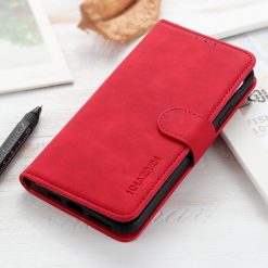Lacné Kryty | Peňaženkové puzdro Khazneh červené – Xiaomi Redmi Note 14 (4G) | Lacné Kryty