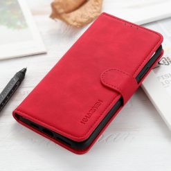 Lacné Kryty | Peňaženkové puzdro Khazneh červené – Xiaomi Redmi Note 14 Pro (4G) | Lacné Kryty