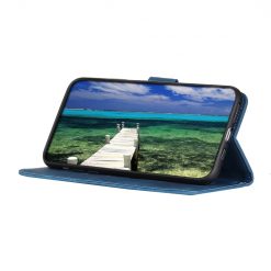 Lacné Kryty | Peňaženkové puzdro Khazneh modré – Xiaomi Redmi Note 14 (4G) | Lacné Kryty