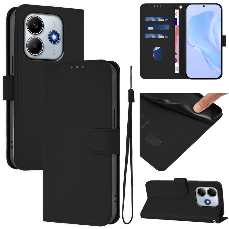 Peňaženkové puzdro Solid čierne – Xiaomi Redmi Note 14 5G | Lacné Kryty Lacné Kryty | Peňaženkové puzdro Solid čierne – Xiaomi Redmi Note 14 5G | Lacné Kryty