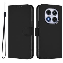 Lacné Kryty | Peňaženkové puzdro Solid čierne – Xiaomi Redmi Note 14 Pro 5G | Lacné Kryty