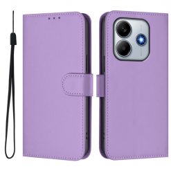 Lacné Kryty | Peňaženkové puzdro Solid fialové – Xiaomi Redmi Note 14 5G | Lacné Kryty