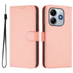 Peňaženkové puzdro Solid ružové – Xiaomi Redmi Note 14 5G