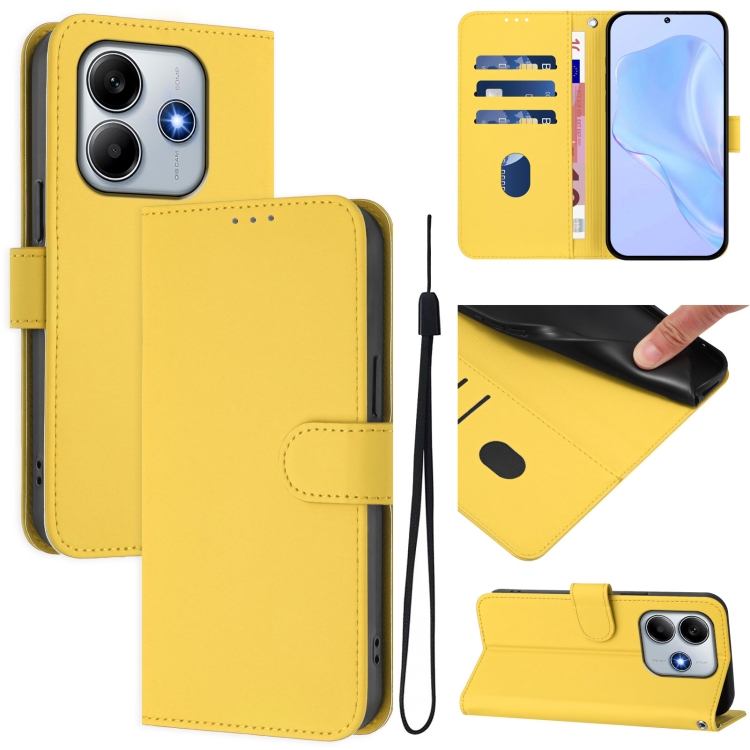 Peňaženkové puzdro Solid žlté – Xiaomi Redmi Note 14 5G | Lacné Kryty Lacné Kryty | Peňaženkové puzdro Solid žlté – Xiaomi Redmi Note 14 5G | Lacné Kryty