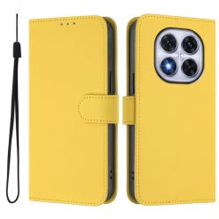 Lacné Kryty | Peňaženkové puzdro Solid žlté – Xiaomi Redmi Note 14 Pro 5G | Lacné Kryty
