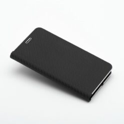 Lacné Kryty | Knižkové puzdro Luna Carbon čierne – Samsung Galaxy A56 | Lacné Kryty