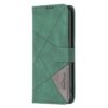Lacné Kryty | Knižkové puzdro Rhombus modré – Samsung Galaxy A56 | Lacné Kryty