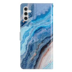 Lacné Kryty | Knižkové puzdro Trendy Cross case Modrý mramor – Samsung Galaxy A56 | Lacné Kryty