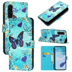 Knižkové puzdro Trendy Cross case Motýľ – Samsung Galaxy A56 | Lacné Kryty Lacné Kryty | Knižkové puzdro Trendy Cross case Motýľ – Samsung Galaxy A56 | Lacné Kryty