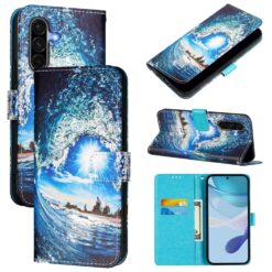 Lacné Kryty | Knižkové puzdro Trendy Cross case Vlna – Samsung Galaxy A56 | Lacné Kryty