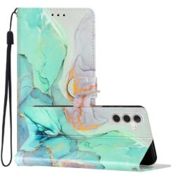 Knižkové puzdro Trendy Cross case Zelený mramor – Samsung Galaxy A56 | Lacné Kryty Lacné Kryty | Knižkové puzdro Trendy Cross case Zelený mramor – Samsung Galaxy A56 | Lacné Kryty