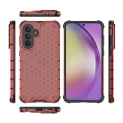 Lacné Kryty | Odolný kryt Honeycomb Armor červený – Samsung Galaxy A56 | Lacné Kryty