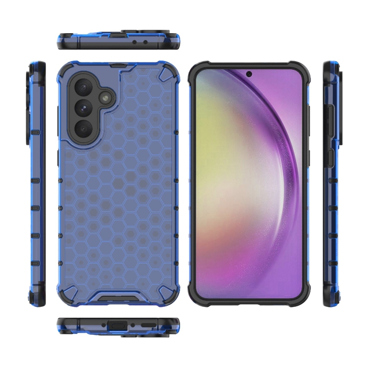 Odolný kryt Honeycomb Armor modrý – Samsung Galaxy A56 | Lacné Kryty Lacné Kryty | Odolný kryt Honeycomb Armor modrý – Samsung Galaxy A56 | Lacné Kryty