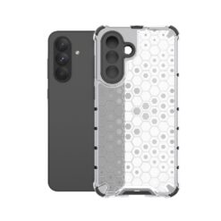 Odolný kryt Honeycomb Armor transparentný – Samsung Galaxy A56 | Lacné Kryty Lacné Kryty | Odolný kryt Honeycomb Armor transparentný – Samsung Galaxy A56 | Lacné Kryty