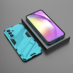 Odolný Kryt Punk armor case modrý – Samsung Galaxy A56 | Lacné Kryty Lacné Kryty | Odolný Kryt Punk armor case modrý – Samsung Galaxy A56 | Lacné Kryty