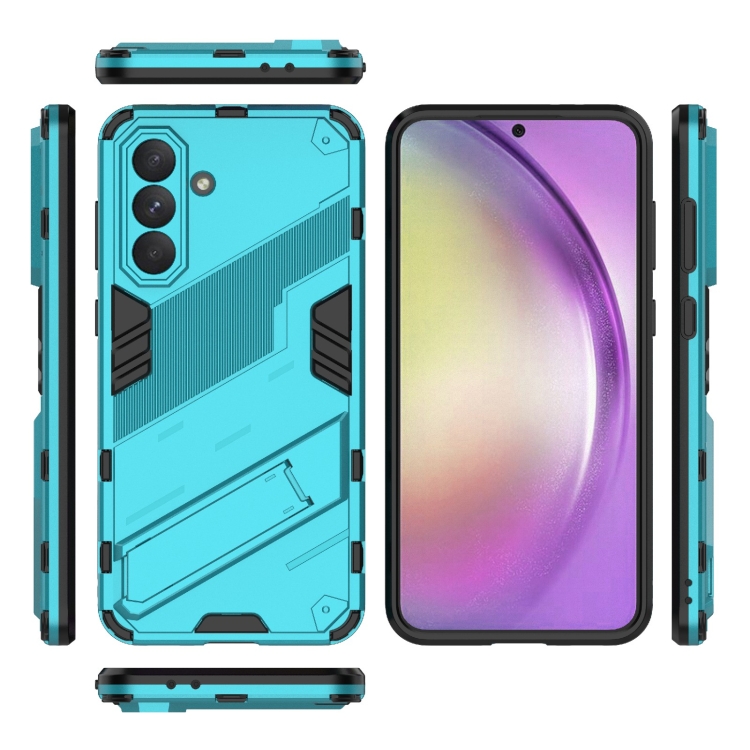 Odolný Kryt Punk armor case modrý – Samsung Galaxy A56 | Lacné Kryty Lacné Kryty | Odolný Kryt Punk armor case modrý – Samsung Galaxy A56 | Lacné Kryty