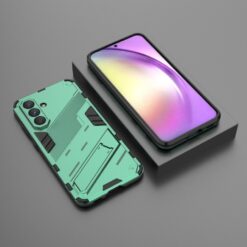 Lacné Kryty | Odolný Kryt Punk armor case zelený – Samsung Galaxy A56 | Lacné Kryty
