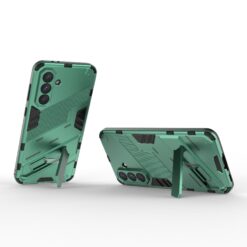 Lacné Kryty | Odolný Kryt Punk armor case zelený – Samsung Galaxy A56 | Lacné Kryty