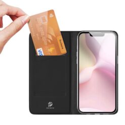 Peňaženkové puzdro Dux Ducis Skin Pro čierne – Apple iPhone 16e / 17e | Lacné Kryty Lacné Kryty | Peňaženkové puzdro Dux Ducis Skin Pro čierne – Apple iPhone 16e / 17e | Lacné Kryty