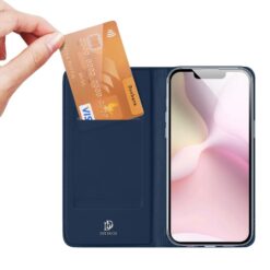 Peňaženkové puzdro Dux Ducis Skin Pro modré – Apple iPhone 16e / 17e | Lacné Kryty Lacné Kryty | Peňaženkové puzdro Dux Ducis Skin Pro modré – Apple iPhone 16e / 17e | Lacné Kryty