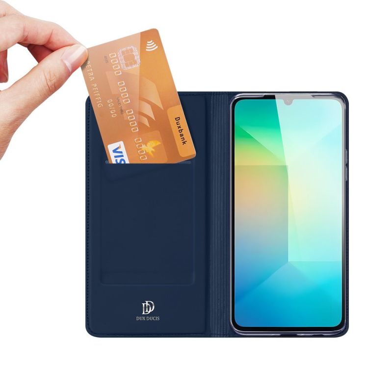 Peňaženkové puzdro Dux Ducis Skin Pro modré – Samsung Galaxy A26 | Lacné Kryty Lacné Kryty | Peňaženkové puzdro Dux Ducis Skin Pro modré – Samsung Galaxy A26 | Lacné Kryty
