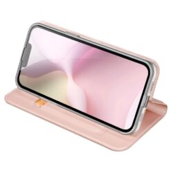 Lacné Kryty | Peňaženkové puzdro Dux Ducis Skin Pro ružové – Apple iPhone 16e / 17e | Lacné Kryty