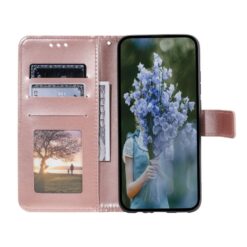 Peňaženkové puzdro Embossing Pattern Flowery Mandala bledoružové – Xiaomi 15 | Lacné Kryty Lacné Kryty | Peňaženkové puzdro Embossing Pattern Flowery Mandala bledoružové – Xiaomi 15 | Lacné Kryty