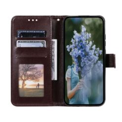 Peňaženkové puzdro Embossing Pattern Flowery Mandala hnedé – Xiaomi 15 | Lacné Kryty Lacné Kryty | Peňaženkové puzdro Embossing Pattern Flowery Mandala hnedé – Xiaomi 15 | Lacné Kryty