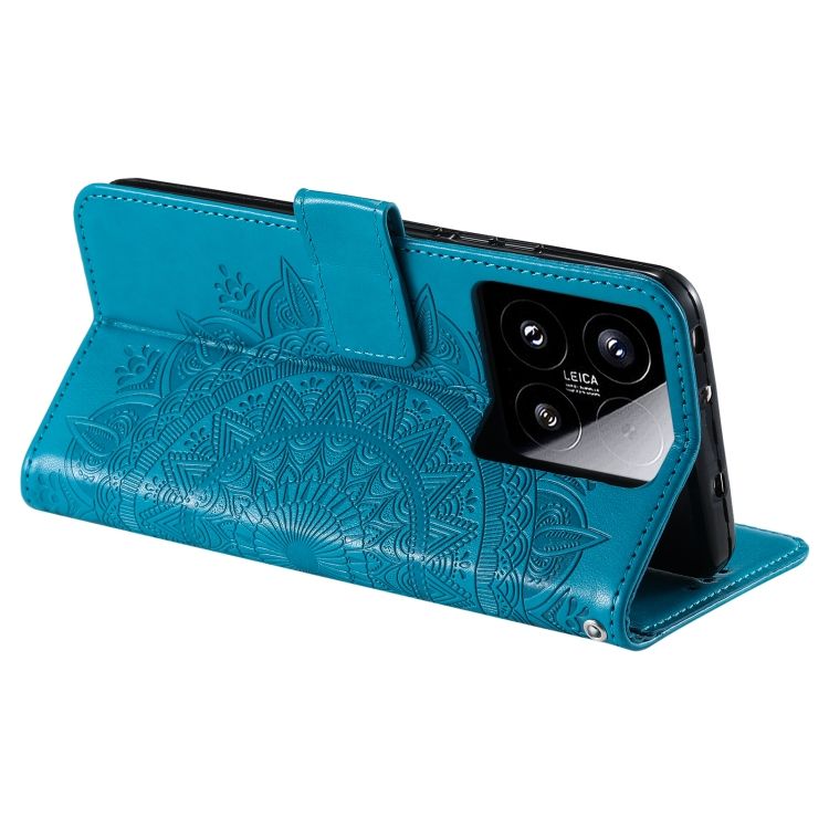 Peňaženkové puzdro Embossing Pattern Flowery Mandala modré – Xiaomi 15 | Lacné Kryty Lacné Kryty | Peňaženkové puzdro Embossing Pattern Flowery Mandala modré – Xiaomi 15 | Lacné Kryty
