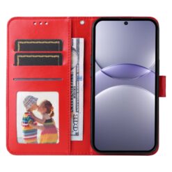 Lacné Kryty | Peňaženkové puzdro Embossing Pattern Slnečnica červené – Huawei Nova 13 | Lacné Kryty