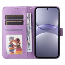 Peňaženkové puzdro Embossing Pattern Slnečnica fialové – Huawei Nova 13 | Lacné Kryty Lacné Kryty | Peňaženkové puzdro Embossing Pattern Slnečnica fialové – Huawei Nova 13 | Lacné Kryty