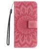 Peňaženkové puzdro Embossing Pattern Slnečnica zelené – Apple iPhone 16e / 17e | Lacné Kryty Lacné Kryty | Peňaženkové puzdro Embossing Pattern Slnečnica zelené – Apple iPhone 16e / 17e | Lacné Kryty
